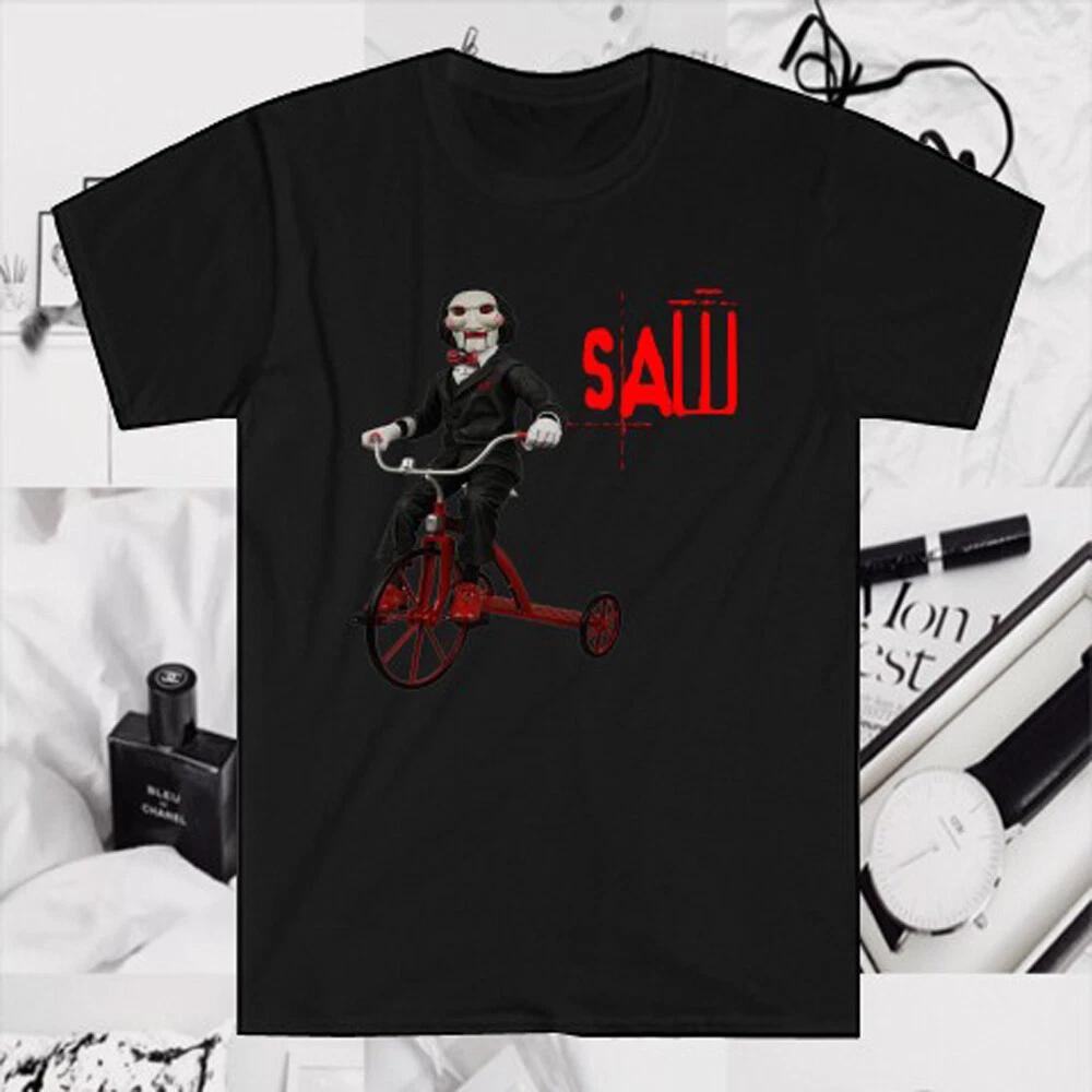 SAW Doll Thriller Horror Movie Men s Black Size S to 5XL XS