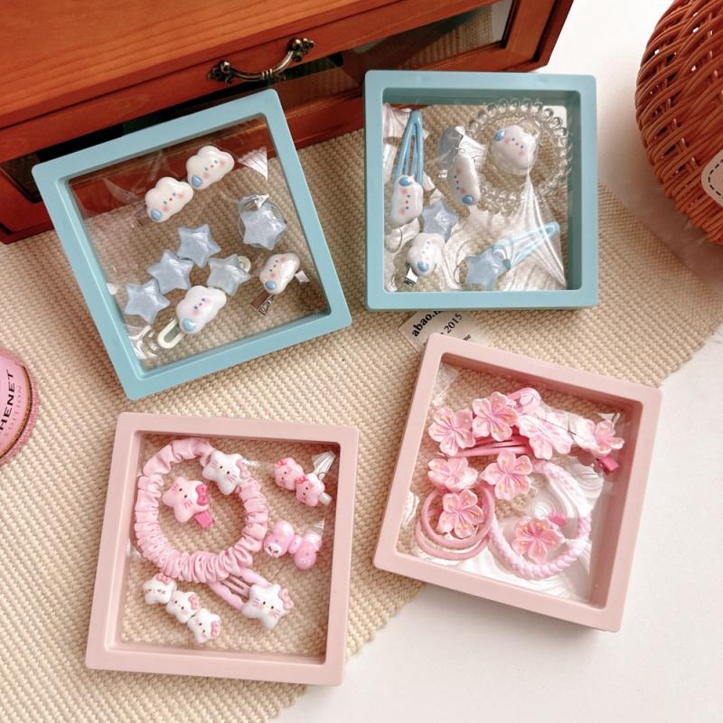 Cute Hair Clip Cartoon Hair Pin Bangs Side Clip Woman Kids Headwear Barrette Hair Accessories Gift Box