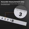 Self-Adhesive Measuring Tape Stainless Steel Workbench Ruler Adhesive Backed Tape Measure Metric Scale  Sticky Ruler