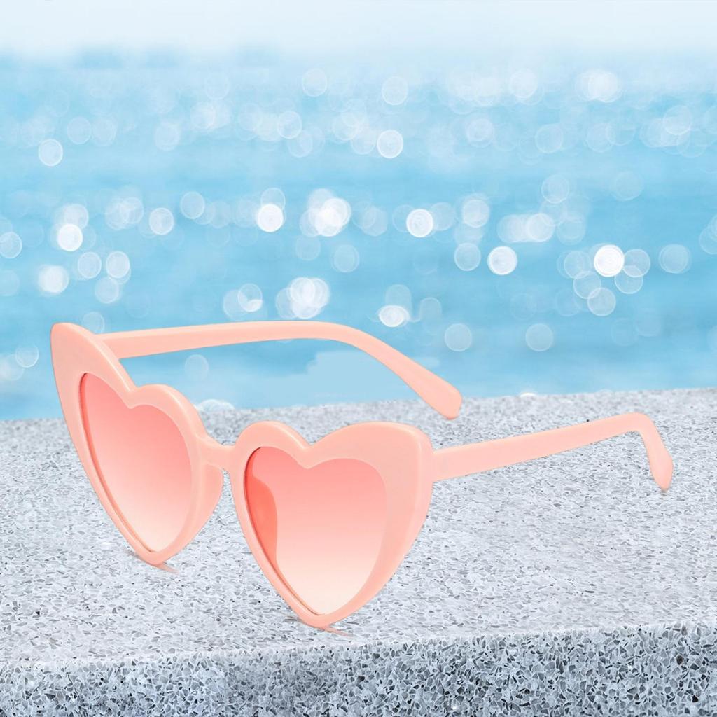 Heart Shaped Sunglasses Creative Sun Glasses for Dress Up Accessory Outdoor