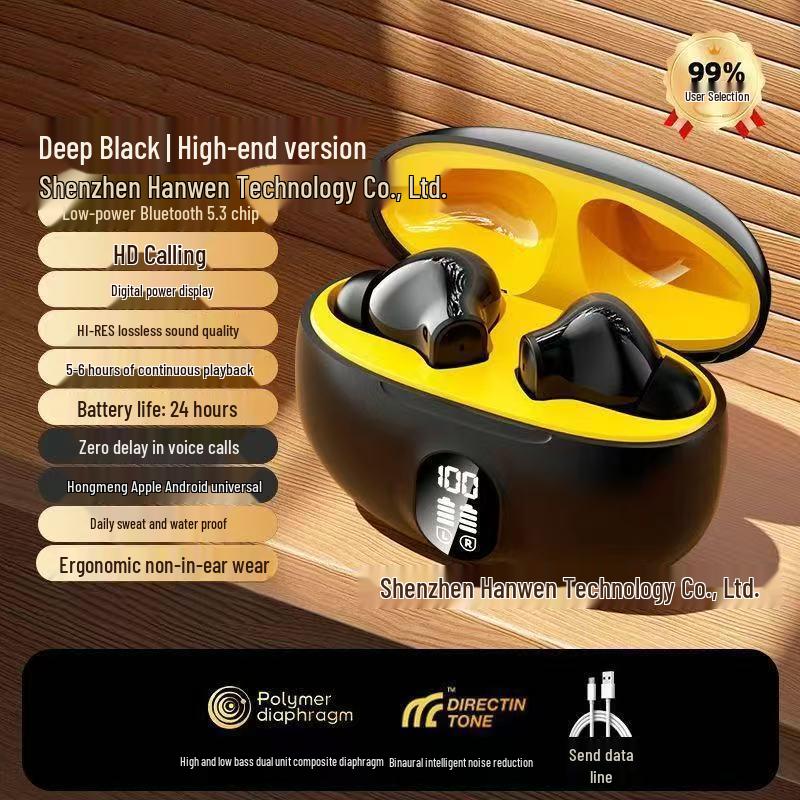 2025 New S510 Bluetooth Headset: 895B, Digital Display, Wireless, High Sound Quality, Low Latency for Gaming