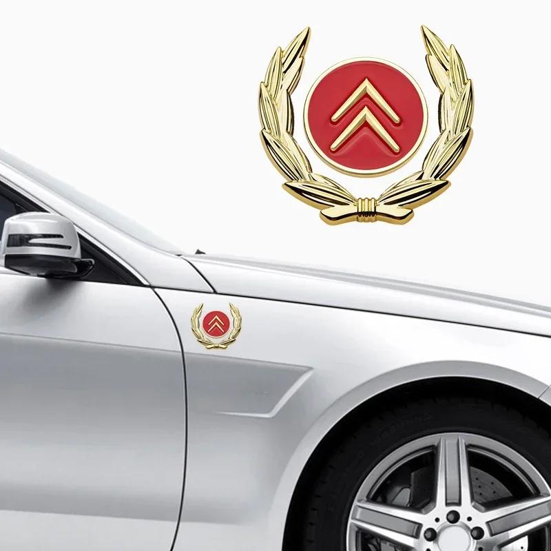 CCV2   1 Piece Emblem for Citroen C2 C4 Berlingo C1 DS3 Aircross Elysee C3 Picasso C5 Saxo Car Window Side Sticker Trunk Accessories
