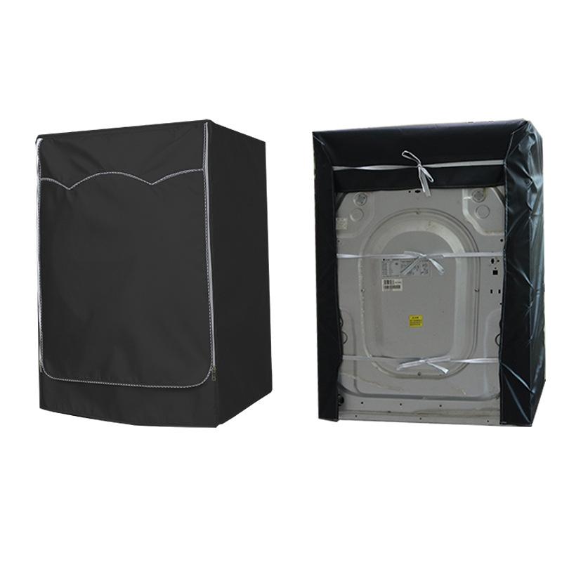 

Чехол для стиральной машины, солнцезащитный чехол для улицы, чехлы для сушилки с фронтальной загрузкой, водонепроницаемый чехол для стиральной машины из ткани Оксфорд 210D от пыли 60x65x85cm
