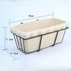Balcony Railing Flowerpot with Tray And Rack for Outdoor