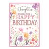 Simon Elvin For You Daughter Floral Happy Birthday Greetings Card (Pack of 6)
