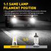 AUXITO 9145 9140 H10 LED Fog Driving Light Bulbs Super White 4000LM 6000K CANBUS