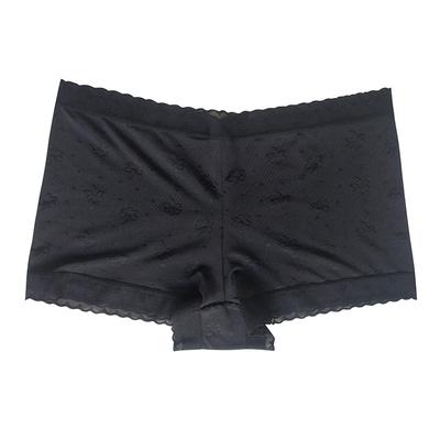 Women's Summer Mid-waist Solid Colour Thin Section Anti-wrinkle Boxer Panties