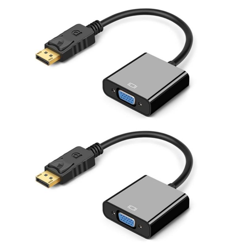 1080P to VGA Adapter Gold Plate Plugs for Seamlessly Video Transmission in Office and Home Accessory