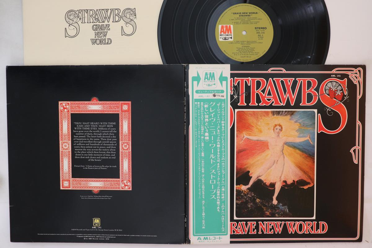 

LP Record STRAWBS - Grave New World AML141 A&M Records 1972 Japan Obi Rock Used