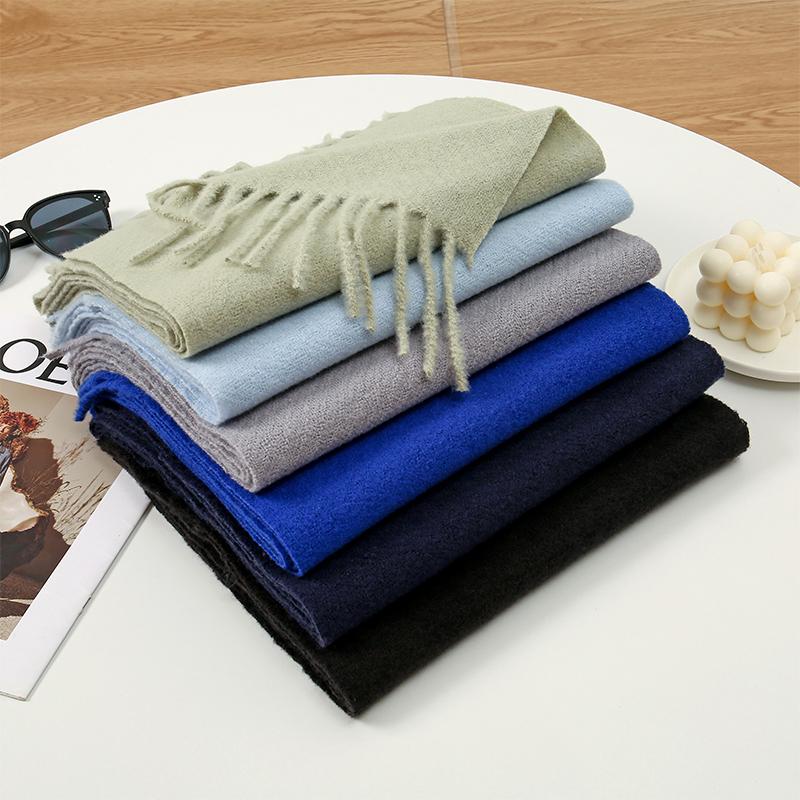 New Winter Shawl Scarves Wrap 2025 Design Cashmere Scarf Women Warm Fashion Pashmina Femal Poncho Neckerchief Echarpe Bandana