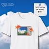 Camiseta Frutiger Aero Rato Bebê Peixe Dourado: Design Gráfico de Câmera Digital Dreamcore