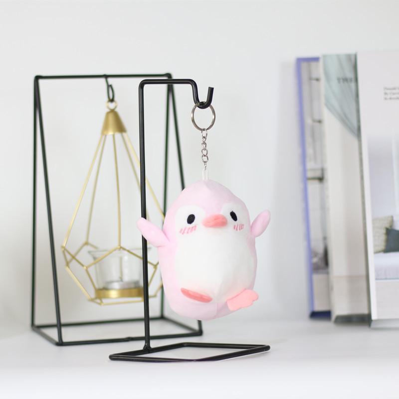 Penguin Plush Keychain With Soft Fabric Animal Toy For Gift And Decoration