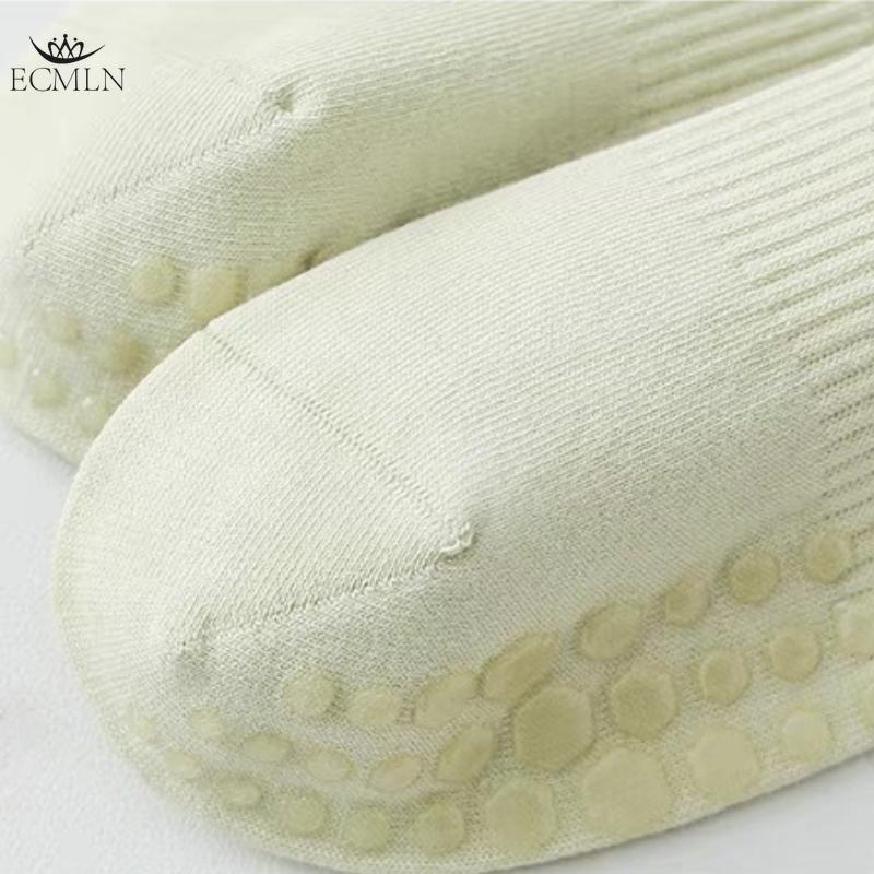 Women's Mid-tube Cotton Socks Pilates Fitness Dance Non-slip Socks Spring and Summer Adult Floor Socks
