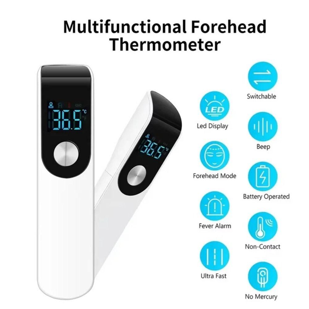 LCD Screen Forehead Thermometer Celsius Display Body Temperature Meter  Home Use