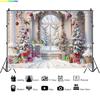 Vinyl Custom Christmas Day Photography Backdrops Happy Magic Xmas Eve New Year Candy Fireplace Studio Background Props JD-03