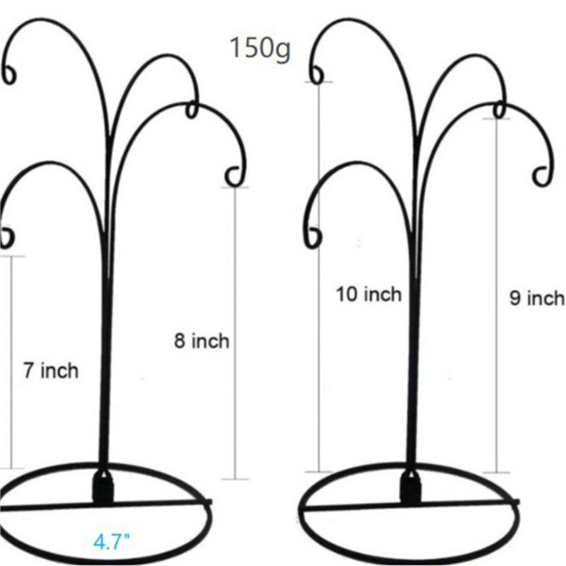For Hanging Glass Globe Pot Stand Iron Pot Hook Stand, Christmas Hanger Hook, Ornament Display Stand Holder, Hanger Hook