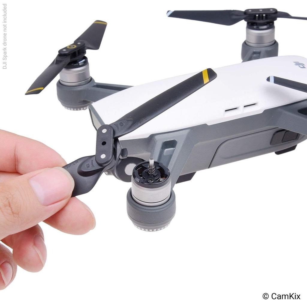 CamKix Ersatzpropeller für DJI Spark 2 Sätze Praktische Aufbewahrungsbox enthalten Schnellverschluss Klappflügel Fluggetestetes Design Essentiell