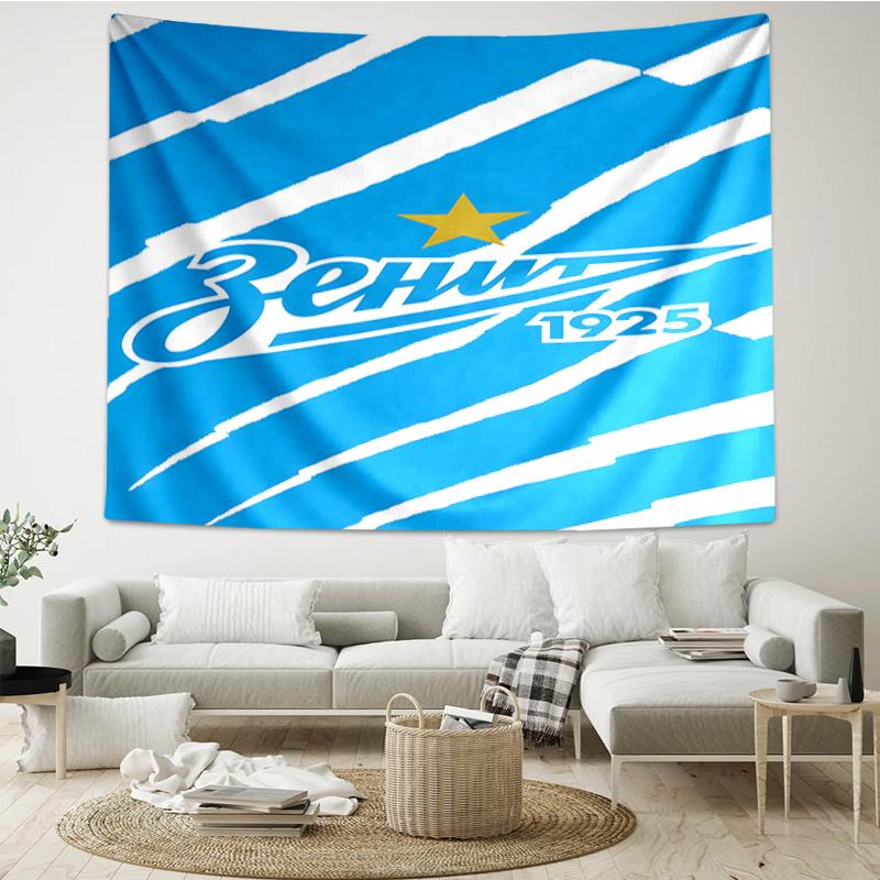 1PC Football Club Emblem Printed Tapestry Room Decoration Wall Hanging for Living Room Bedroom, Dormitory, Birthday and Christmas Gifts