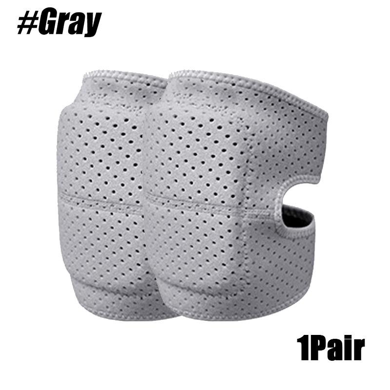 1 Pair Adjustable Knee Pad, Anti-Slip Padded Sponge Knee Brace Breathable Flexible Elastic Knee Support for Football Skating