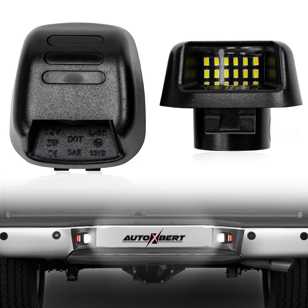 Nummerskiltlyserstatning bakre støtfangerlampe for Nissan Frontier D40 07-19 Armada Titan Xterra Suzuki Ekvator