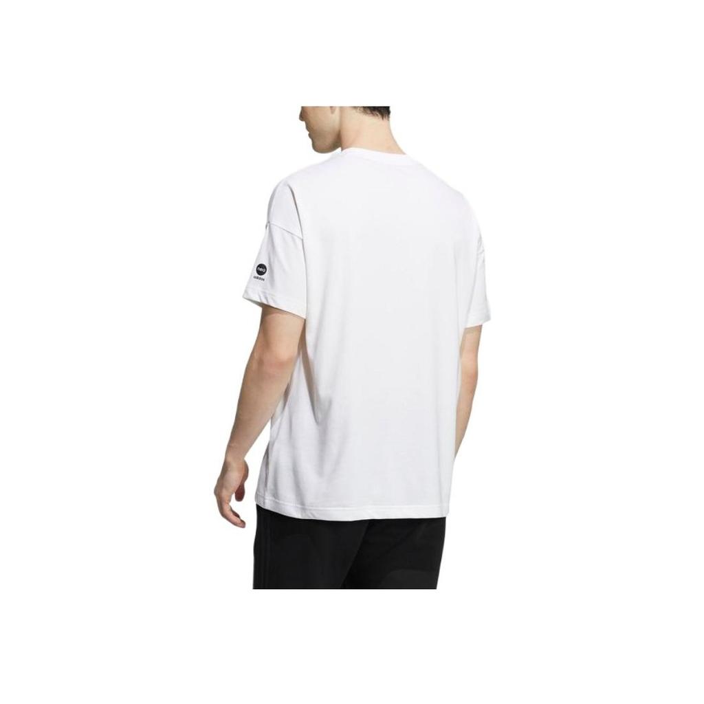 Adidas Neo Cartoon Rundhals Locker Kurzarm T-Shirt Herren Tops Weiß HD4653