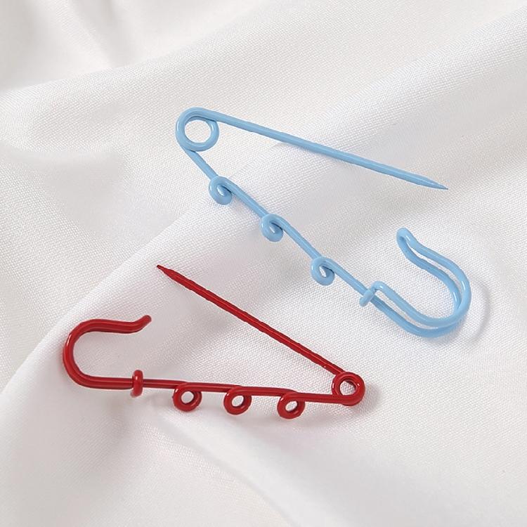 12pcs/Bag Brooch Pins Colorful Safety Pin DIY Crafts Sewing Supplies Accessories