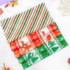 100PCS Christmas Food Parchment Paper Greaseproof Paper Holiday Burger Wrapping Sheets Festive Sandwich Packaging Paper 30x30cm