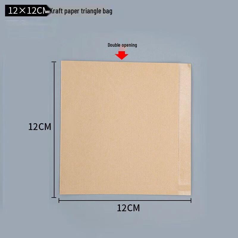 Одноразовые крафтовые жиростойкие пакеты для еды CNMF