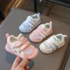Frühling und Sommer neue Mode niedliches Kaninchen Baby Kleinkind Schuhe Jungen und Mädchen Klett Cartoon Kinder Netzschuhe Einzelschuhe