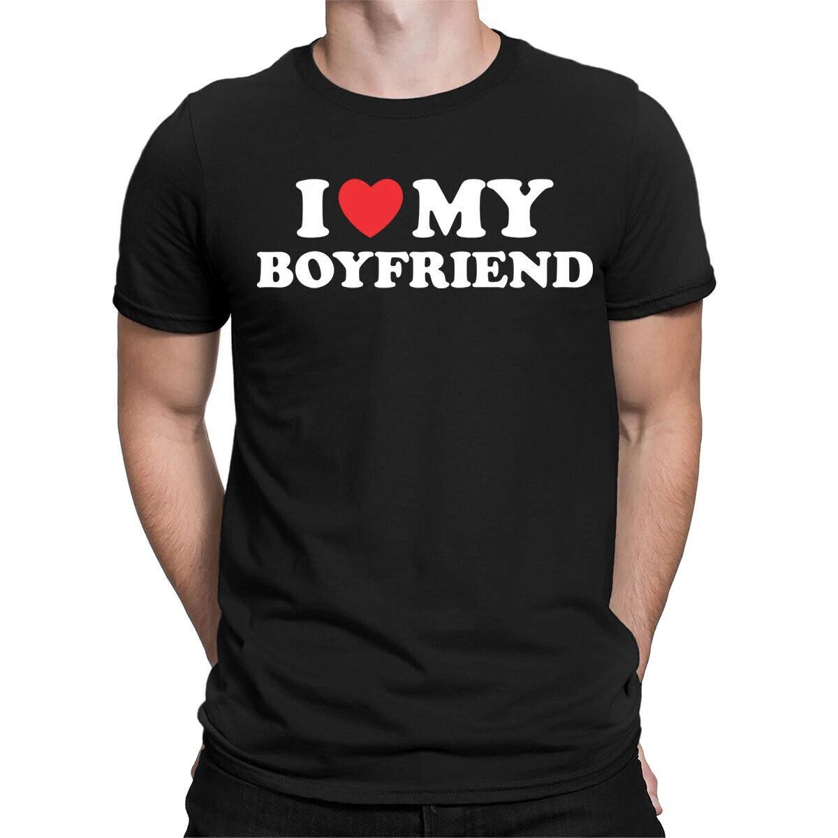 

I Love My Girlfriend Worlds Best Forever Mens T-Shirts Unisex Tee Love Top #E1 3XL