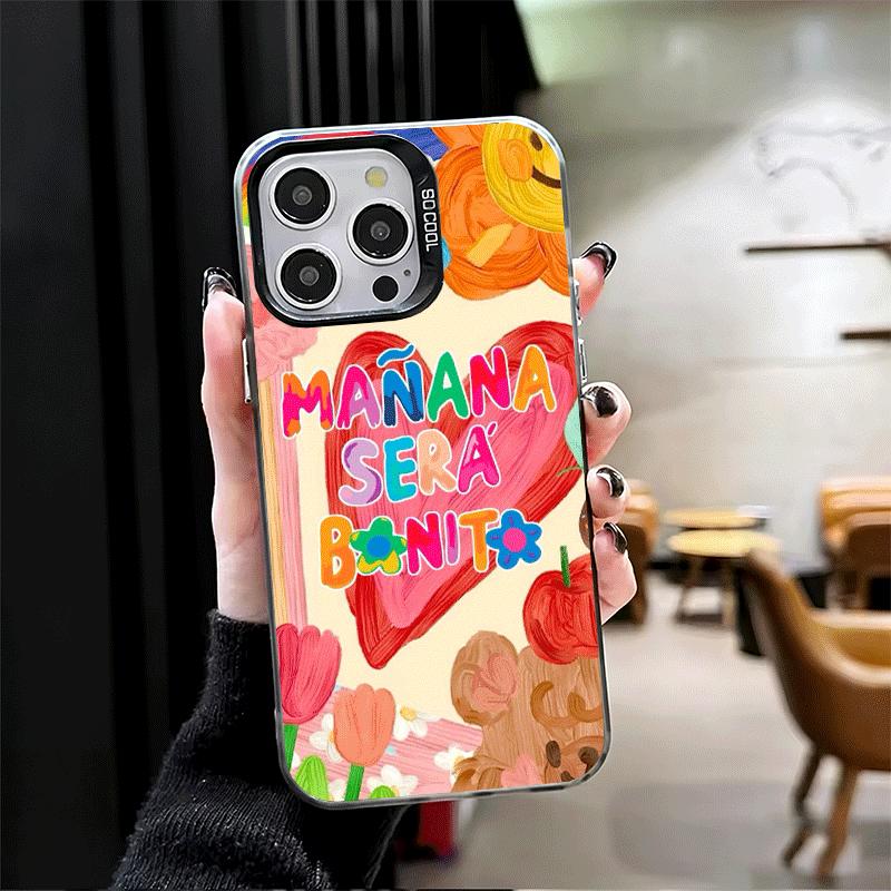 

Karolg M-Manana Sera B-Bonito Shockproof Phone Case for iPhone 17 Air 16 16E 15 Pro Max 14 Plus 13 Mini 12 Back Cover Anti Fall iPhone 17 Pro Max
