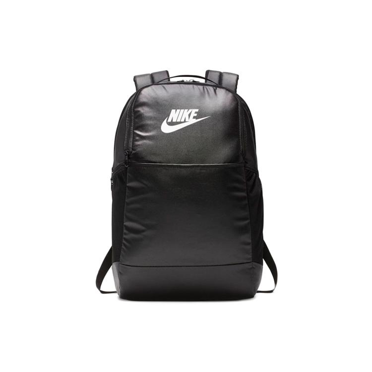 Nike Polyester Backpack Regular Unisex Black (Unisex) Backpacks BA6124 013