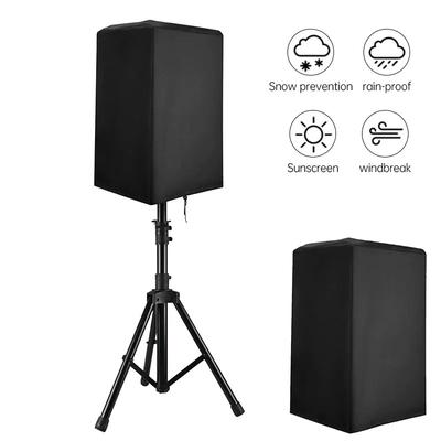 Haut-parleur Tissu Oxford 210D Housse Anti-poussière Housse Audio Métallique Multimédia Housse de Protection Anti-poussière et Étanche Cordon de Serrage en Bas