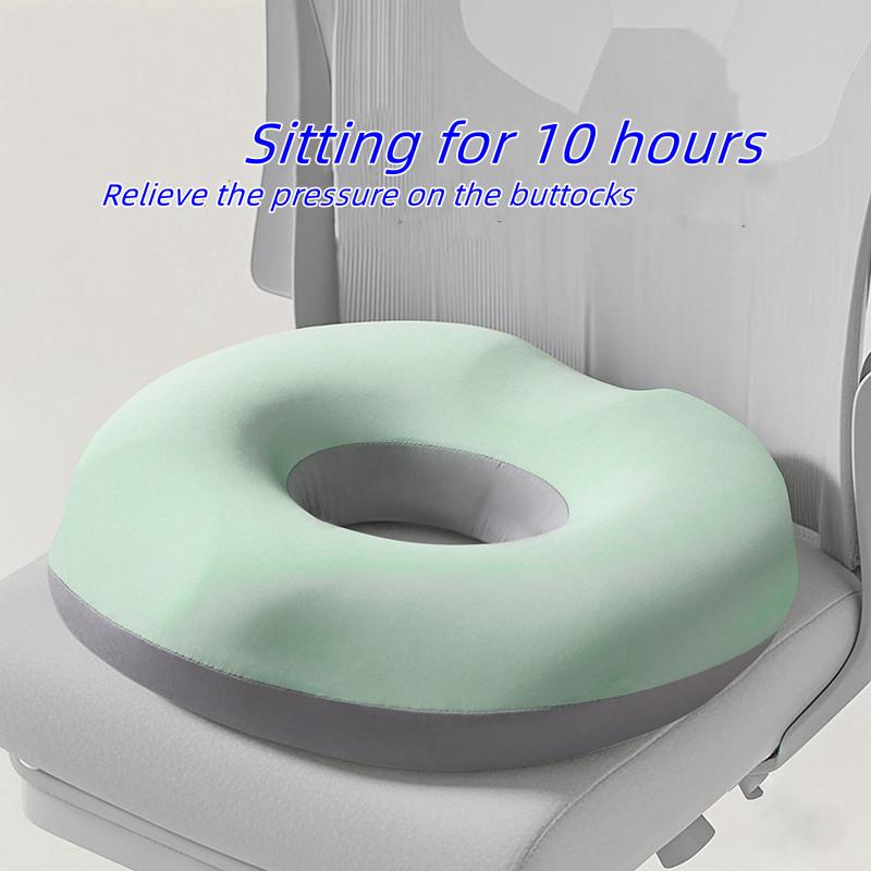 Travel Seat Cushion Memory Foam U-Shaped Pillow for Chair Cushion Pad Car Office Hip Support Massage Orthopedic Pillow