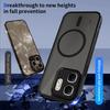 KEYSION Magnetic Phone Case for for Infinix Smart 9 Soft Silicone+PC Matte Translucent Shockproof Back Cover for Infinix Hot 50i