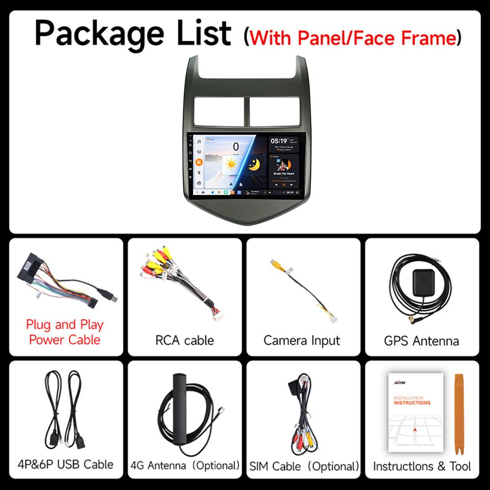 Android 13 Car Radio for Chevrolet Aveo 2 Sonic T300 2011-2015 Multimedia Naviagtion Player 2Din Carplay Head Unit Stereo Audio