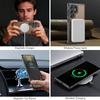 Leder Handyhülle für Samsung Galaxy S26 Ultra S25 Edge S24 Plus S23 FE S22 S21 S20 Note20 Abnehmbares Magnetisches Kartenfach Brieftasche