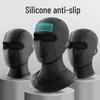 Silicone Non-slip Cycling Helmet Liner & Sun Protection Ice Silk Face Mask