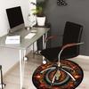 1pc Serpent Mandala Artwork Round carpet, Made of Polyester,Perfect for Decorating Office Chairs, Living Rooms,Vibrant Decorative Rug