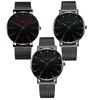 Wrist Quartz Analog Watch Men Stainless Steel Buckle Casual Pendant Accessories