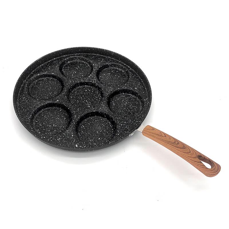 Lilang Maifan Stone 7-Hole Non-Stick Breakfast Frying Pan