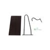 Indoor Motorcycle Helmet Rack Jacket Hook Organizer Storage Shelf 33x18cm