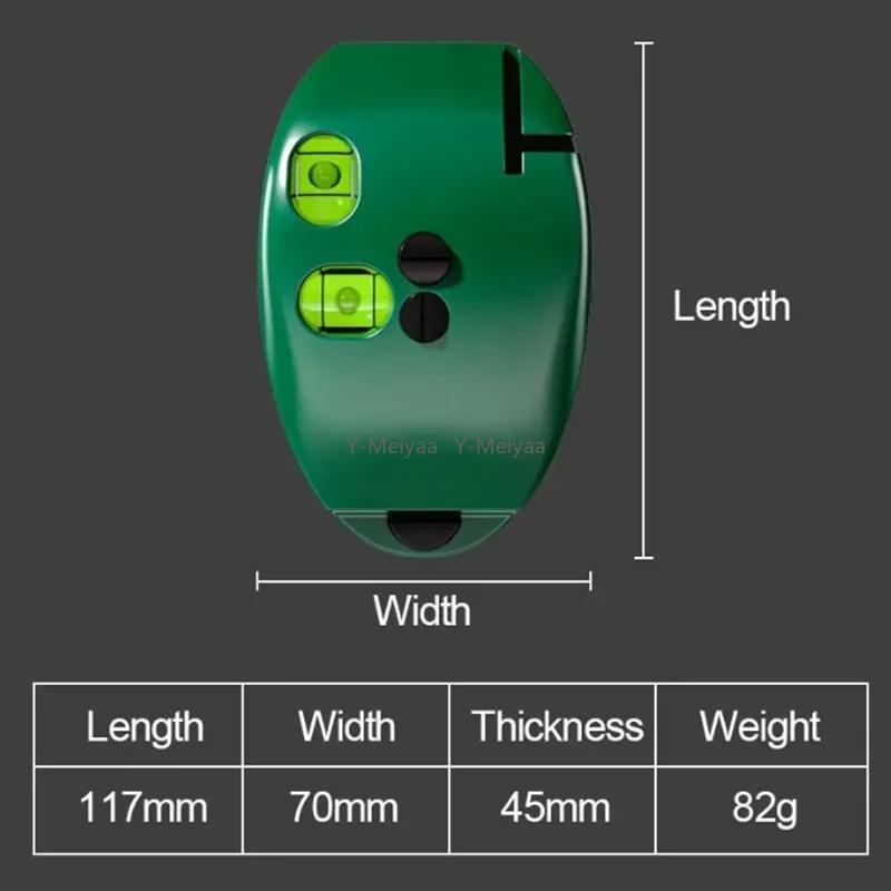 Vertical Mouse Laser Level Infrared Horizontal Line Right Angle Bubble Level Leveling 20M Long Distance 2 Lines Laser Levels