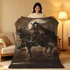 Anime V-Vampire H-Hunter D-D Throw High-Density Short Plush Blanket Soft Skin-Friendly for Sofa Nap Air-Conditioned Room