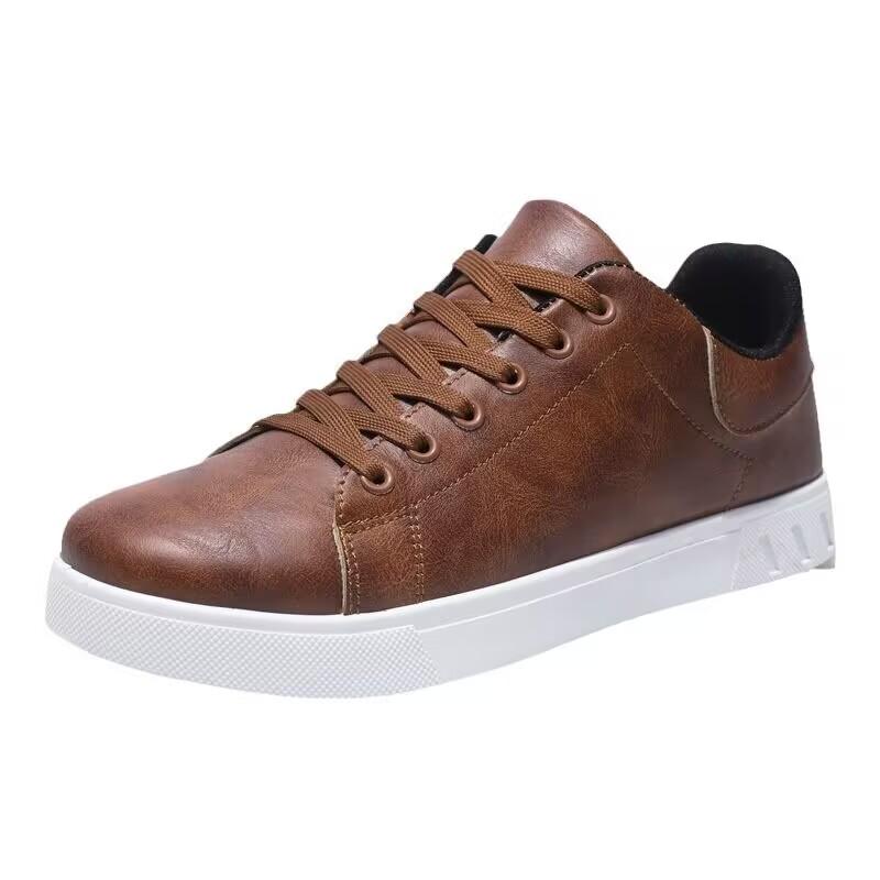 High Quality New Men's Leather Shoes, Lightweight, Comfortable, Breathable, Versatile Sports Shoes, Men's Casual Sports Shoes
