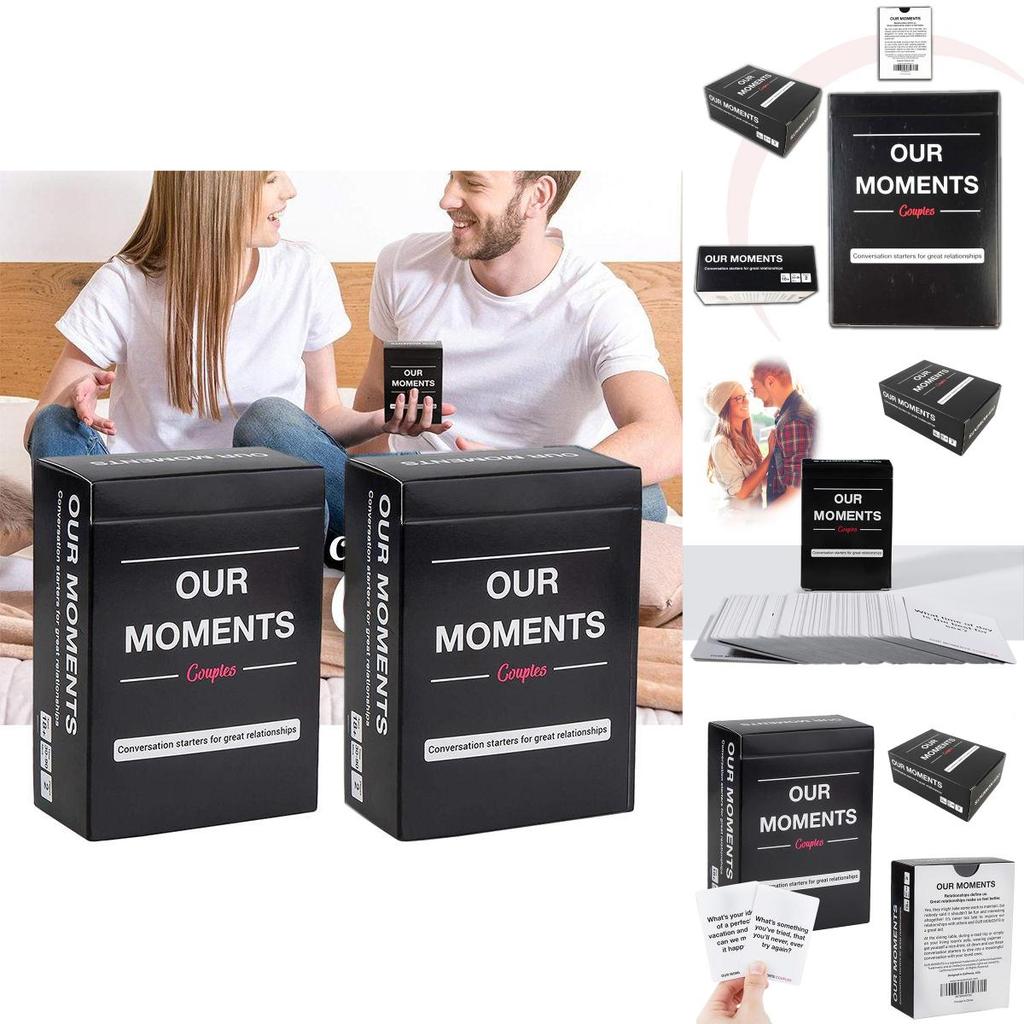 Our Moments Romantic Couples Board Game With 100 Thought-provoking Cards