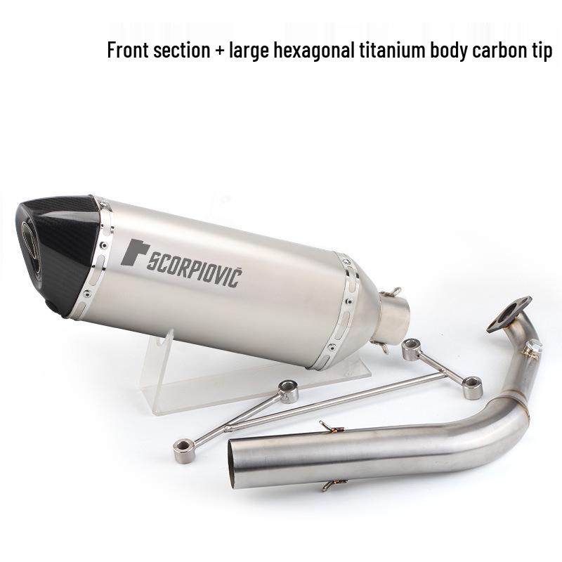 Kymco Xciting 250/300 Motorcycle Scooter Exhaust Pipe (Front & Rear Sections)