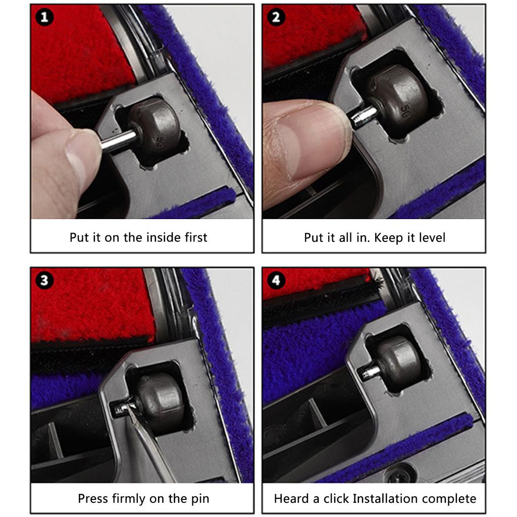 Balls Wheel and Soleplate Wheel Replacement for 35W 50W V6 V10 DC58 DC59 DC62 DC74 Vacuum Cleaner Direct Drive Cleaner