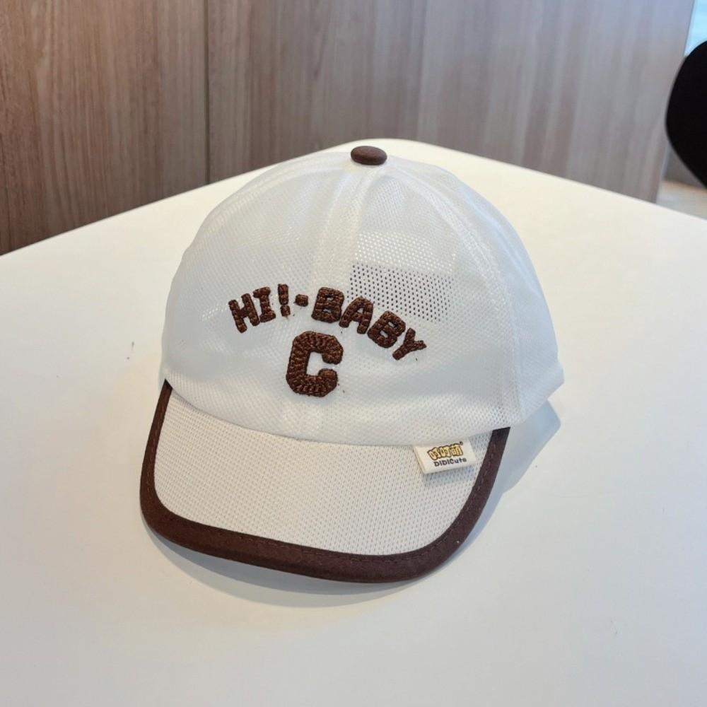 Korean Children Peaked Hat Letter C Sports Visot Cap Fashion Baby Baseball Cap  1-6y