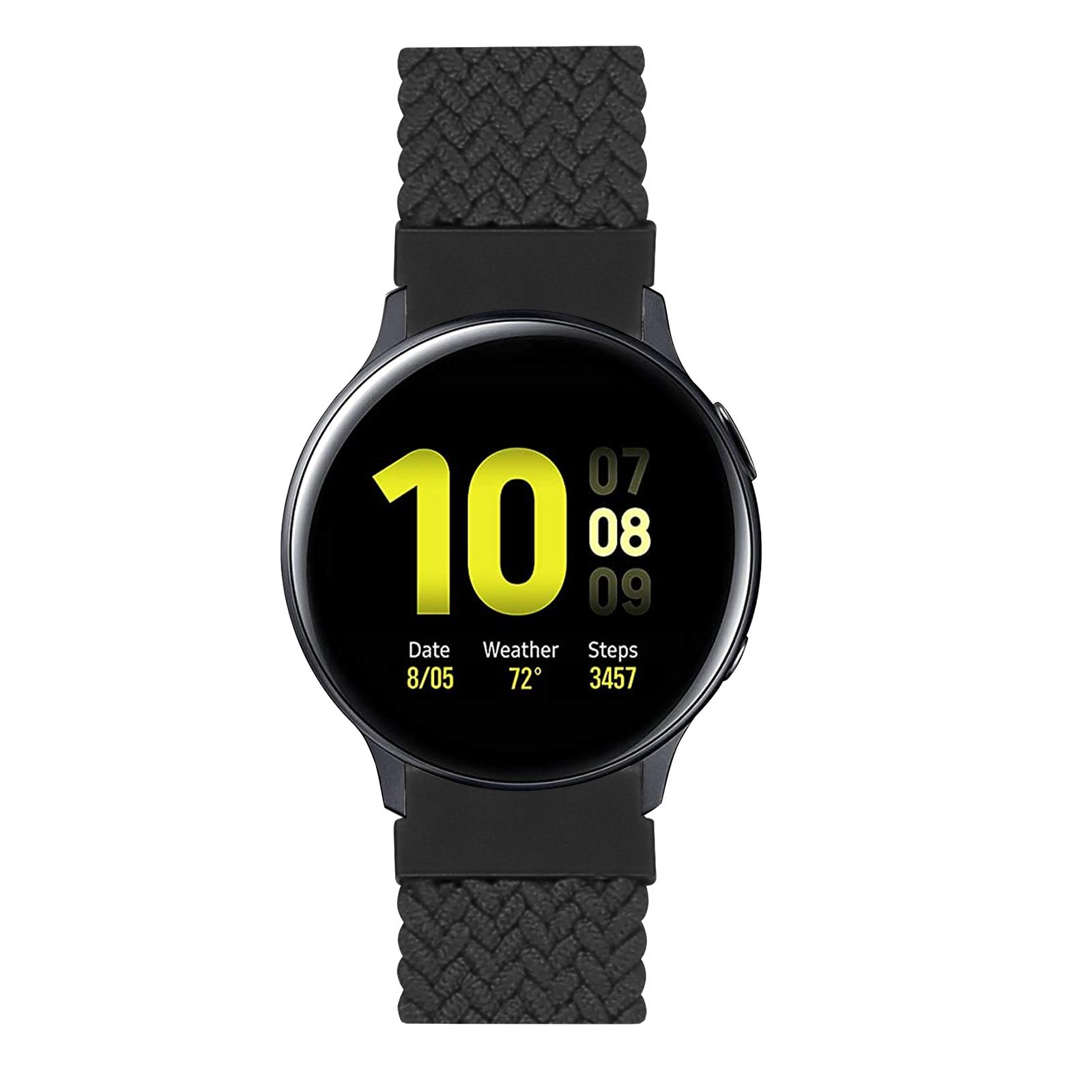 

Elastic Nylon Watch Band Replacement Easy Adjustable 20mm for Samsung Galaxy Watch 3 41mm/Watch GT2 42mm/Garmin Forerunner 245/Huami Amazfit GTS 2 Q